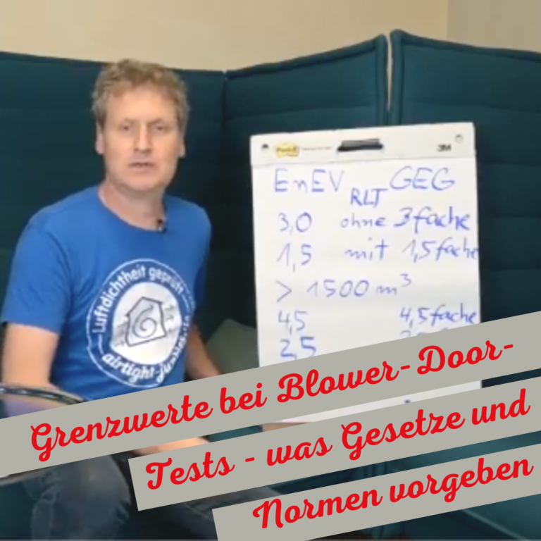 Grenzwerte bei Blower-Door-Tests: was die Normen und Gesetze vorgeben (EnEV, GEG, DIN 4108-7 etc.)